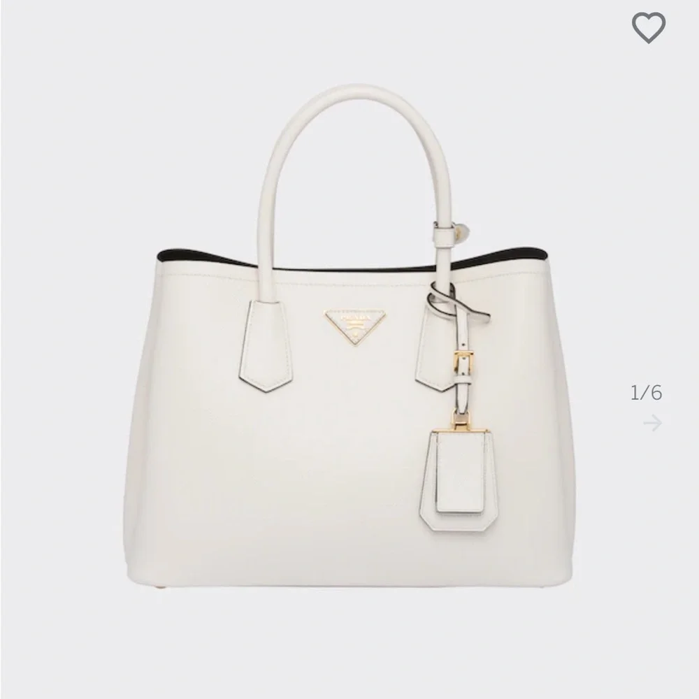 Prada Cuir Tote White - Picture 1 of 16